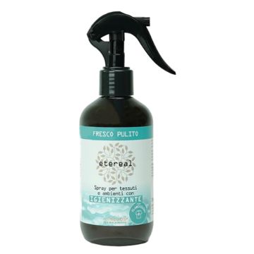 Etereal spray per tessuti e ambienti igienizzante fresco pulito 250 ml