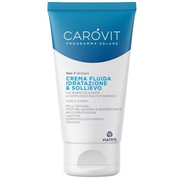 Carovit programma solare crema fluida idratazione & sollievo 150 ml