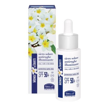 Monoi de tahiti miti siero solare illuminante antirughe spf50+ 30 ml