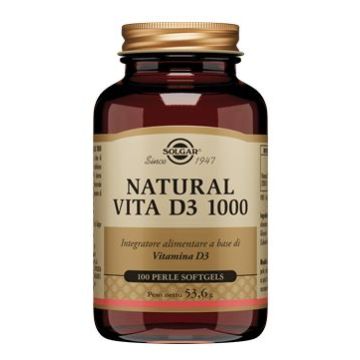 Natural vita d3 1000 100 perle softgel