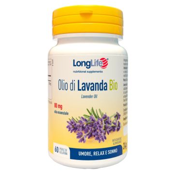 Longlife olio di lavanda bio 60 perle