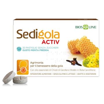 Apix sedigola activ menta fredda 20 pastiglie
