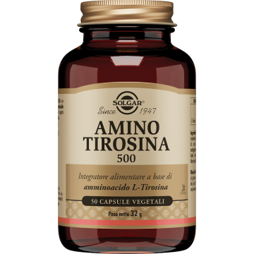 Amino tirosina 500 50 capsule vegetali