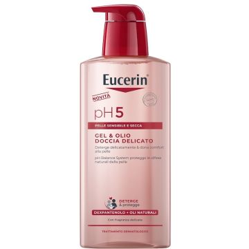 Eucerin gel & olio doccia delicato 400 ml