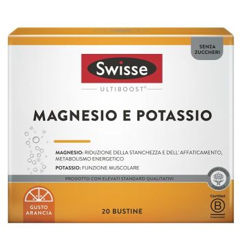 Swisse ultiboost magnesio e potassio 20 bustine