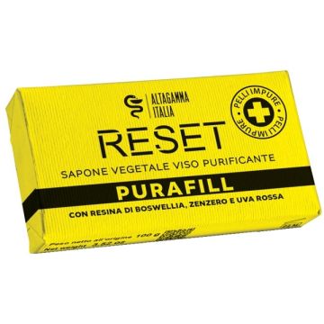 Purafill reset sapone vegetale purificante viso pelli impure 100 g