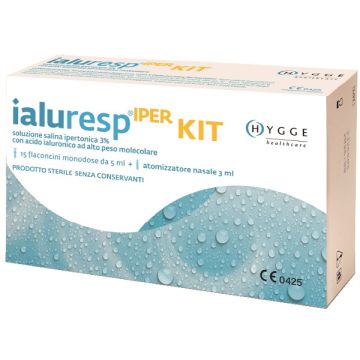 Kit ialuresp iper 15 flaconcini monodose da 5 ml + atomizzatore nasale 3 ml