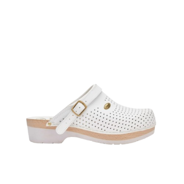 Calzatura clog supercomfort b/s bycast u white 42
