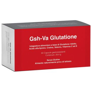 Gsh-va glutatione 60 capsule gastroresistenti da 490 mg