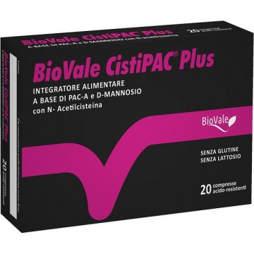 Biovale cistipac plus 20 compresse acido resistenti 1,2 g