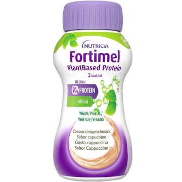 Fortimel plantbased protein cappuccino 4 bottigliette da 200 ml