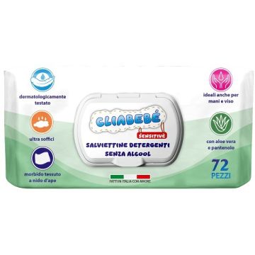 Cliabebe' sensitive salviettine 72 pezzi