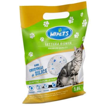 Wipets easy lettiera igienica per gatti 3,8 litri