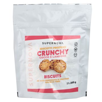Supernova crunchy biscuits lampone e cocco 200 g