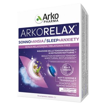 Arkorelax sonno&ansia 15 compresse