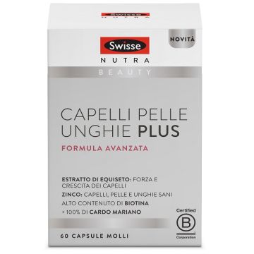 Swisse capelli pelle unghie plus 60 capsule molli
