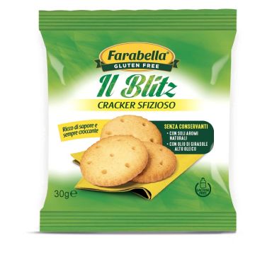 Farabella gluten free il blitz cracker sfizioso senza lattosio 30 g