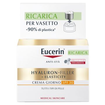 Eucerin hyaluron-filler + elasticity crema giorno spf30 ricarica 50 ml