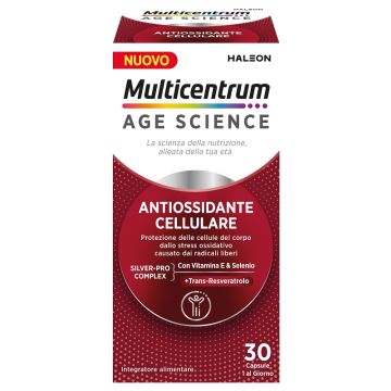 Multicentrum age science antiossidante cellulare 30 capsule