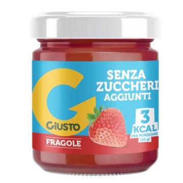 Giusto confettura fragola senza zucchero 200 g