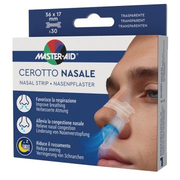 Cerotto nasale master-aid 56x17mm 30 pezzi