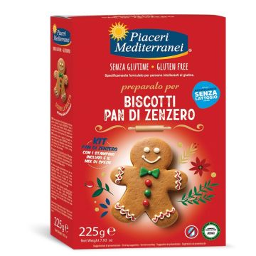 Piaceri medit preparato biscotti pan di zenzero 225 g