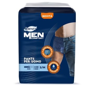 Pannolone a mutandina serenity men comfort plus s/m 10 pezzi