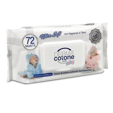 Dermacotone salviettine con crema cambio pannolino 216 pezzi