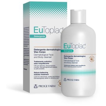 Eutoplac detergente dermatologico viso corpo 300 ml