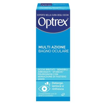 Optrex multi azione bagno oculare 300ml + occhiera flessibile