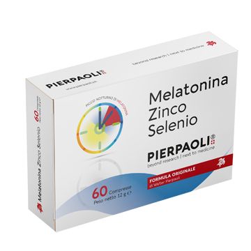 Melatonina zinco selenio pierpaoli 60 compresse
