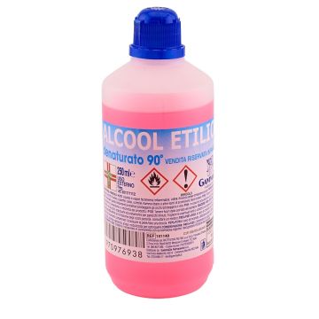 Alcool etilico denaturato 90% 250 ml