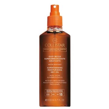 Olio secco superabbronzante idratante media 15 200 ml