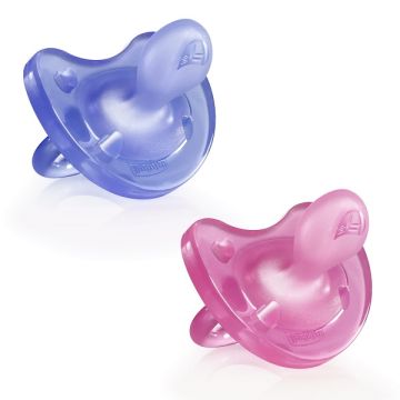 Chicco gommotto in silicone girl 16-36 mesi 2 pezzi