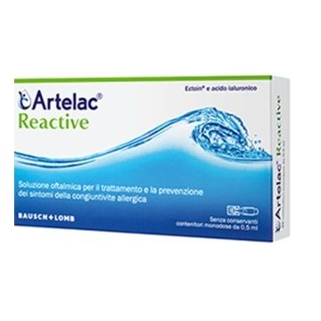 Artelac reactive soluzione oftalmica monodose 10 unita' da 0,5 ml
