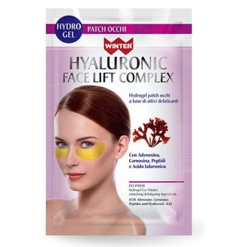 Winter hyaluronic face lift complex patch occhi rughe occhiaie 1,5 g x 2