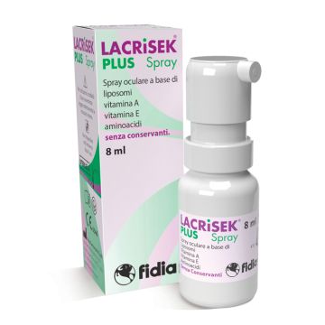 Lacrisek plus spray senza conservanti soluzione oftalmica 8 ml