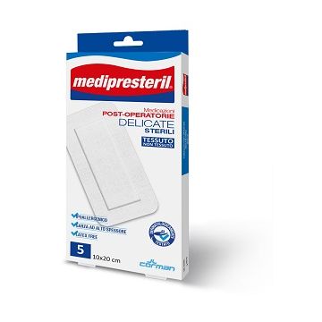 Medipresteril medicazioni post operatorie delicate 10 x 20 5 pezzi