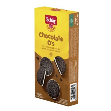 Schar chocolate o's biscotti 165 g