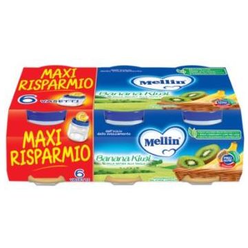 Mellin omogeneizzato banana kiwi 6 x 100 g