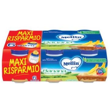 Mellin omogeneizzato banana 6 x 100 g