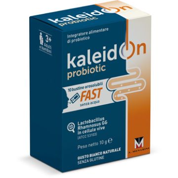 Kaleidon probiotic fast bianco naturale 10 buste orosolubili