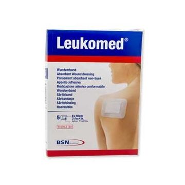 Leukomed medicazione post-operatoria in tessuto non tessuto 7,2 x 5 cm