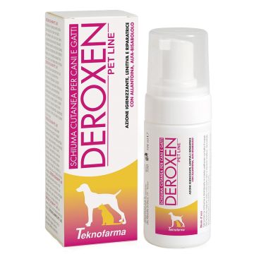 Deroxen pet line schiuma 100 ml