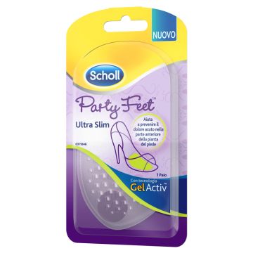 Plantare con cuscinetto party feet gel activ ultra slim 1 paio
