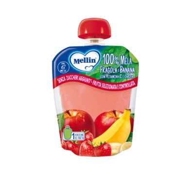 Mellin pouch mela/fragola/banana 90 g