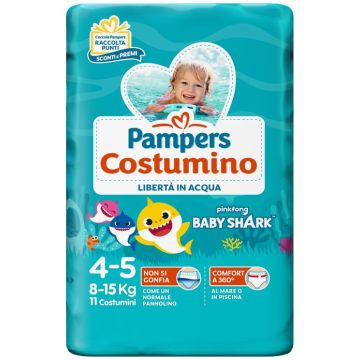 Pampers costumino cp 11 tg4 tg 4 11 pezzi