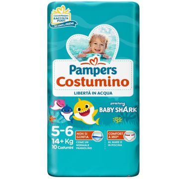 Pampers costumino cp 10 tg 5+ tg 5+ 10 pezzi