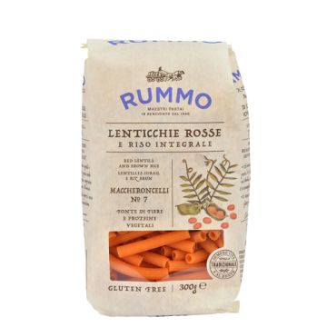 Rummo maccheroncelli n 7 lenticchie rosse e riso integrale 300 g