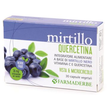 Mirtillo quercetina 30 capsule